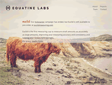 Tablet Screenshot of equatinelabs.com